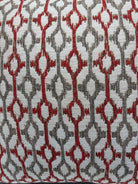 Rust & Taupe Fabric Pillow | True Fashionistas.