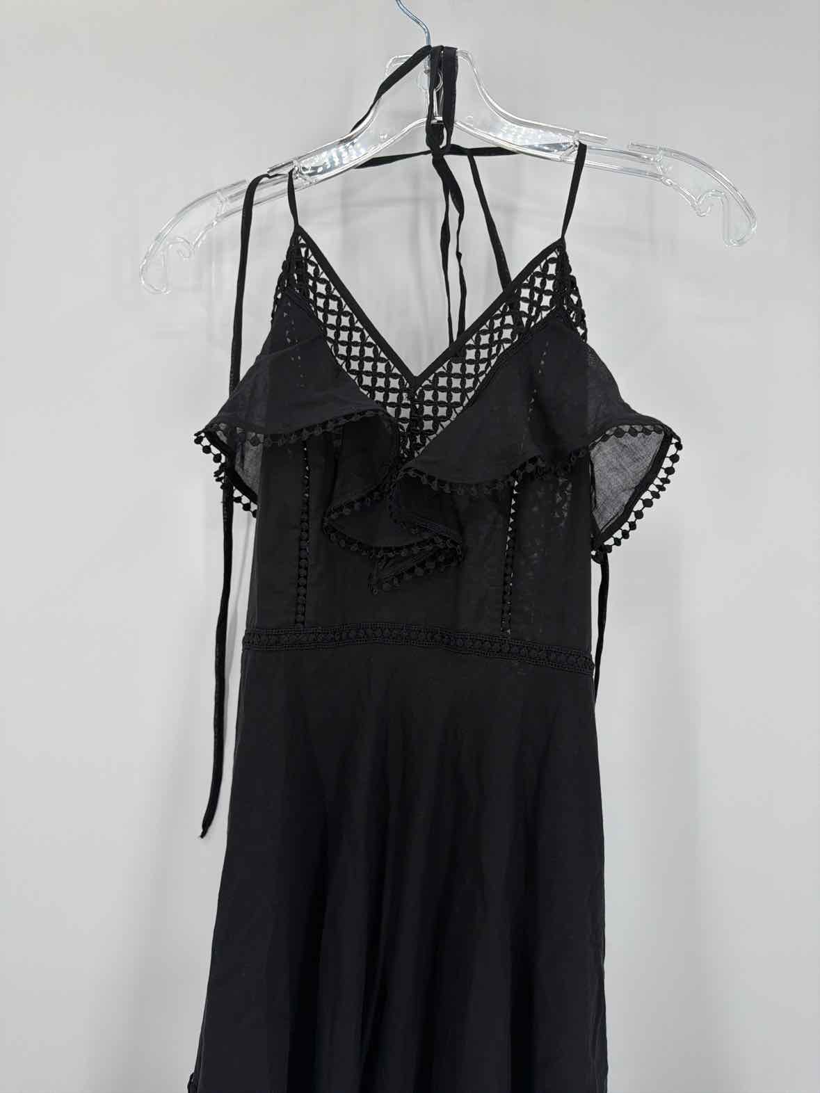 Pre-Owned Charo Ruiz Black Size Small Long Sleeveless Dress | True Fashionistas.