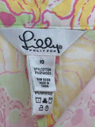 Pre-Owned Lilly Pulitzer Green Size 10 Vintage Printed Pants | True Fashionistas.