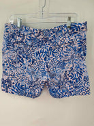 Pre-Owned Lilly Pulitzer Blue Size 4 Printed Shorts | True Fashionistas.