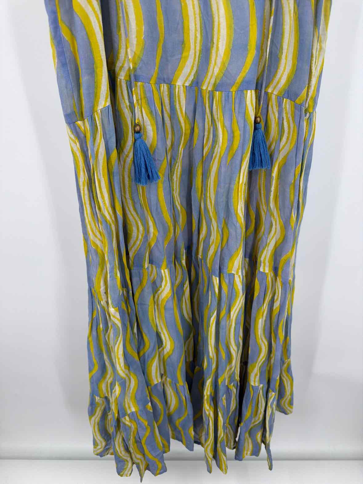 Pre-Owned Oliphant Blue Size XS Long Sleeveless Dress | True Fashionistas.