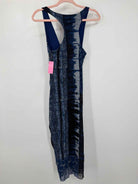 Pre-Owned Jean Paul Gaultier Blue Size Medium Mesh Short Sleeveless Dress | True Fashionistas.