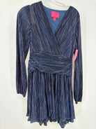 Pre-Owned Lilly Pulitzer Navy Size 2 Short Long Sleeve Dress | True Fashionistas.