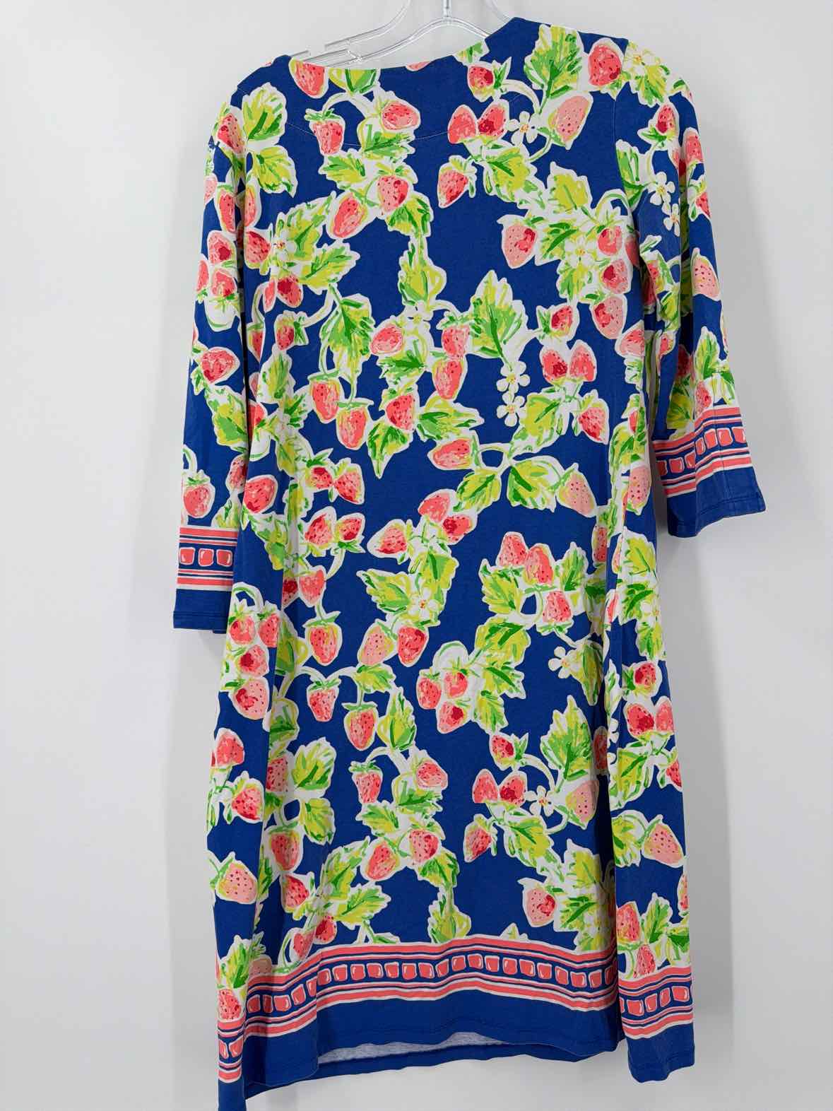 Pre-Owned Barbara Erickson Blue Size Medium Short Long Sleeve Dress | True Fashionistas.