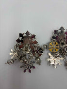 Lunch At The Ritz Silver clip Drop Earrings | True Fashionistas.