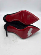 Pre-Owned Christian Louboutin Black Size 9.5 Suede Ankle Boot Boots | True Fashionistas.