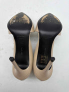 Pre-Owned Celine Tan Size 35 D'orsay Heels | True Fashionistas.