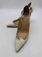 Pre-Owned Christian Louboutin Ivory Size 36.5 Pump Heels | True Fashionistas.
