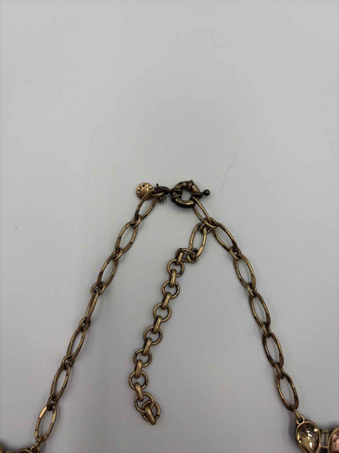 J Crew Gold Statement Necklace | True Fashionistas.