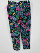 Pre-Owned Lilly Pulitzer Black Size 8 Printed Pants | True Fashionistas.