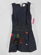 Pre-Owned Red Valentino Blue Size 40/6 Denim Short Sleeveless Dress | True Fashionistas.