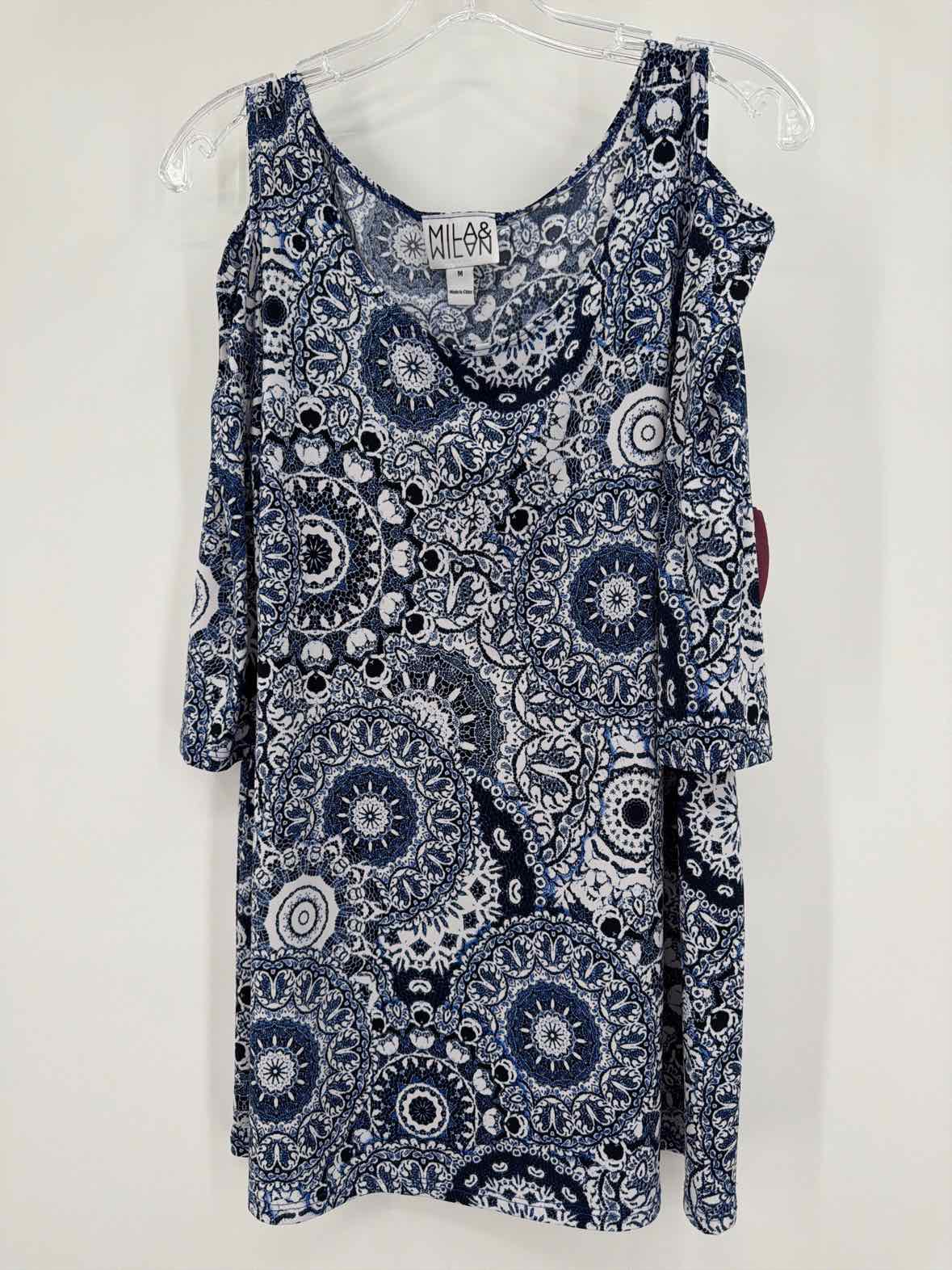Pre-Owned Mila & Milan Blue Size Medium Blouse | True Fashionistas.