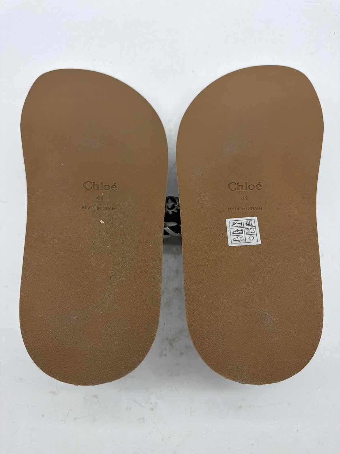 Pre-Owned Chloe Blue Size 11 Slide Sandals | True Fashionistas.