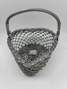 Silver Metal Heart Shape Vase | True Fashionistas.