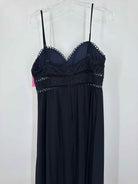 Pre-Owned Style State Navy Size Large Evening Long Sleeveless Dress | True Fashionistas.