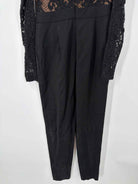 Pre-Owned Michael Kors Black Size 0 Lace Long Sleeve Jumpsuit | True Fashionistas.