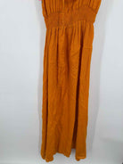 Pre-Owned Sundress Yellow Size M/L Long Sleeveless Dress | True Fashionistas.
