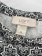 Pre-Owned Loft Black Size Medium Short Sleeveless Dress | True Fashionistas.