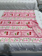 Simply Southern Pink Bow and Cherry Quick Dry Sand Free Towel | True Fashionistas.
