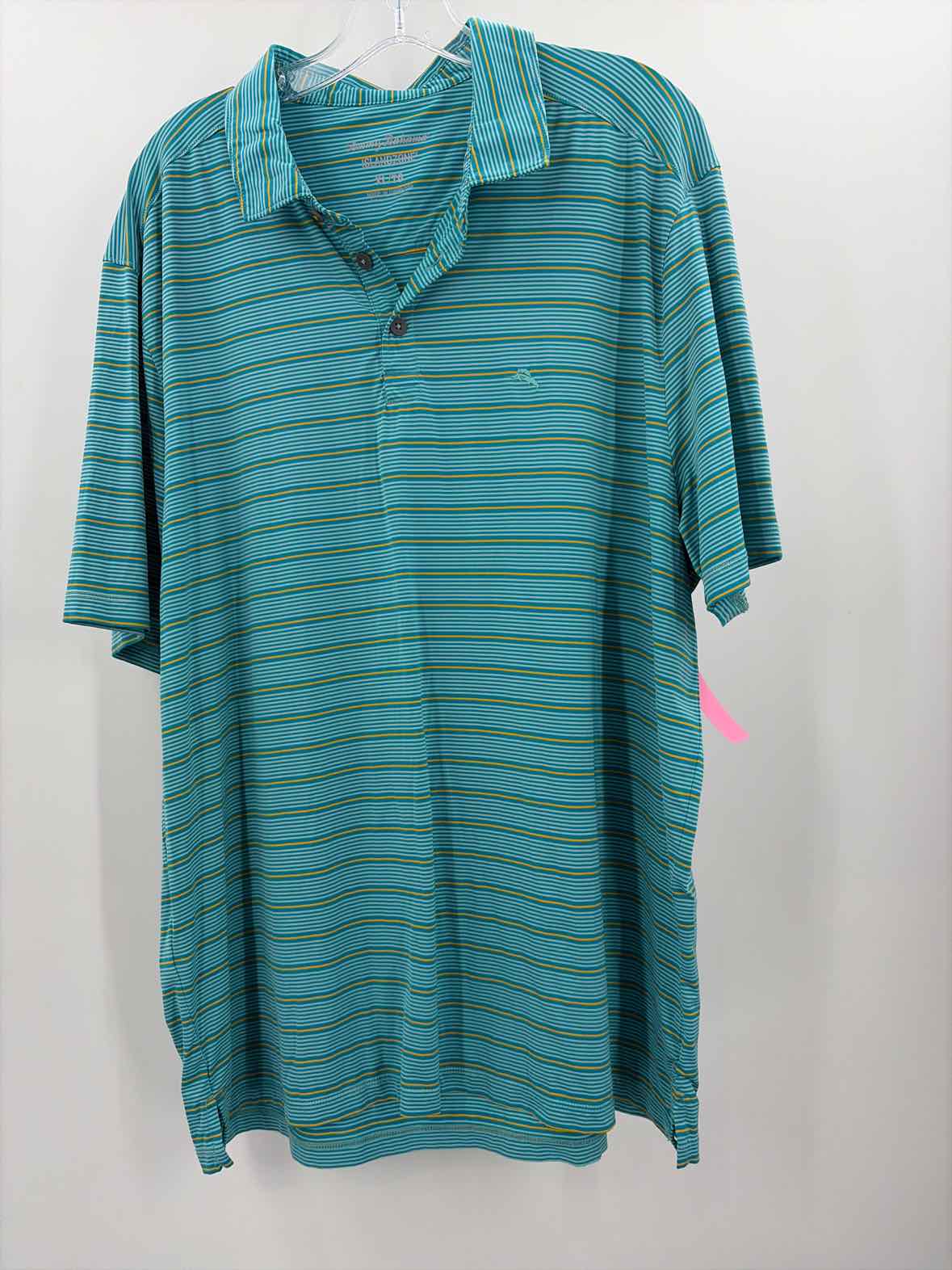 Tommy Bahama Blue Stripe Size XL Men's Polo Shirt | True Fashionistas.