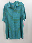 Tommy Bahama Blue Stripe Size XL Men's Polo Shirt | True Fashionistas.