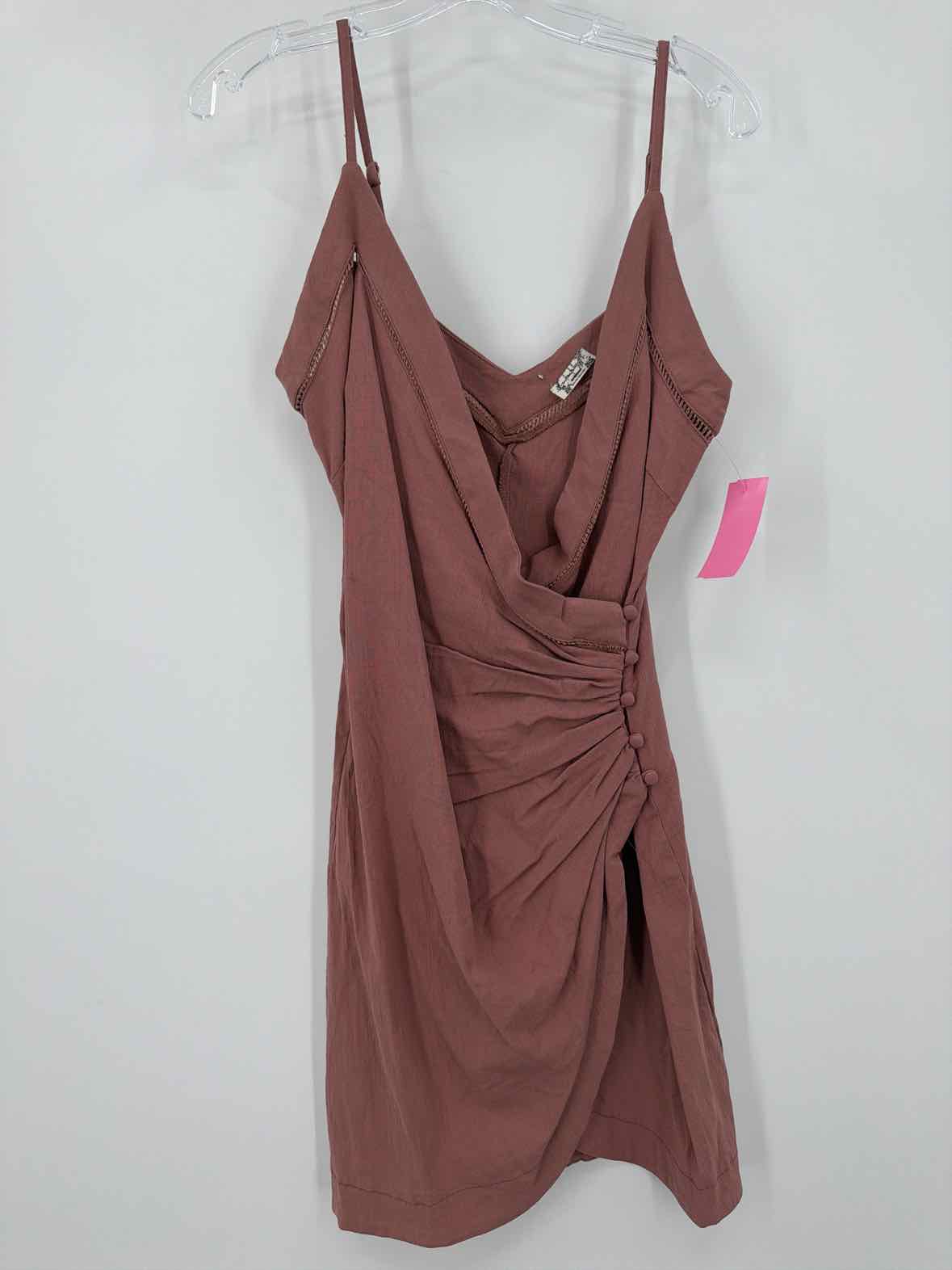 Pre-Owned Intimately Free People Tan Size Small Short Sleeveless Dress | True Fashionistas.