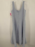 Pre-Owned Christian Lacroix Blue Size Medium Midi Sleeveless Dress | True Fashionistas.