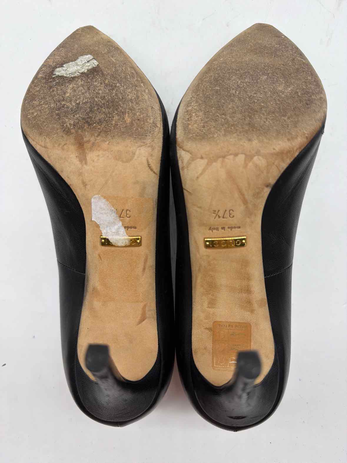 Pre-Owned Gucci Black Size 37 Pump Heels | True Fashionistas.
