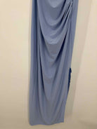 Pre-Owned Norma Kamali Blue Size Medium Long Strapless Dress | True Fashionistas.