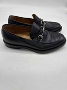Pre-Owned Gucci Black 9 Slip On Men's Dress Shoes | True Fashionistas.