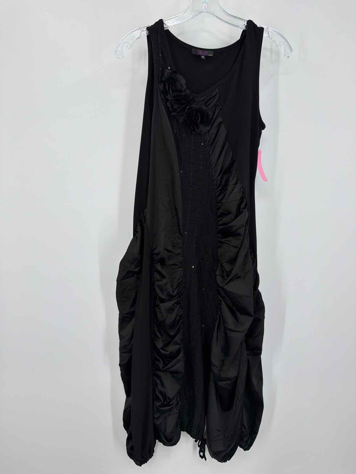 Pre-Owned La-El Couture Black Size Medium La Pateau Sleeveless Dress | True Fashionistas.