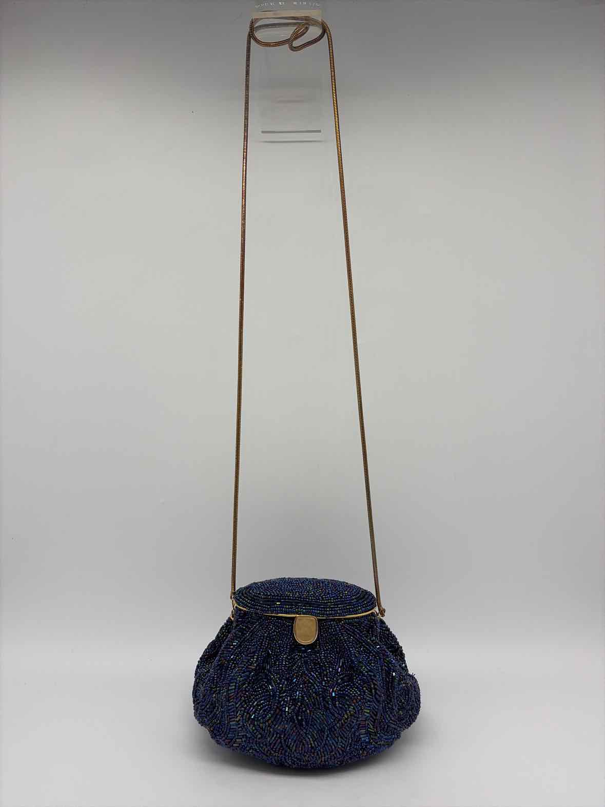 Pre-Owned La Regale Blue Crossbody Crossbody | True Fashionistas.