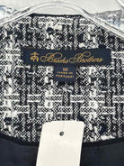 Pre-Owned Brooks Brothers Navy Size 10 Boucle Blazer | True Fashionistas.