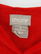 Pre-Owned Chico's Red Size 12 Short Short Sleeve Dress | True Fashionistas.