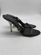 Pre-Owned Giuseppe Zanotti Black Size 5.5 Mule Heels | True Fashionistas.