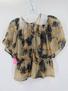 Pre-Owned Let Me Be Tan Size XS Blouse | True Fashionistas.