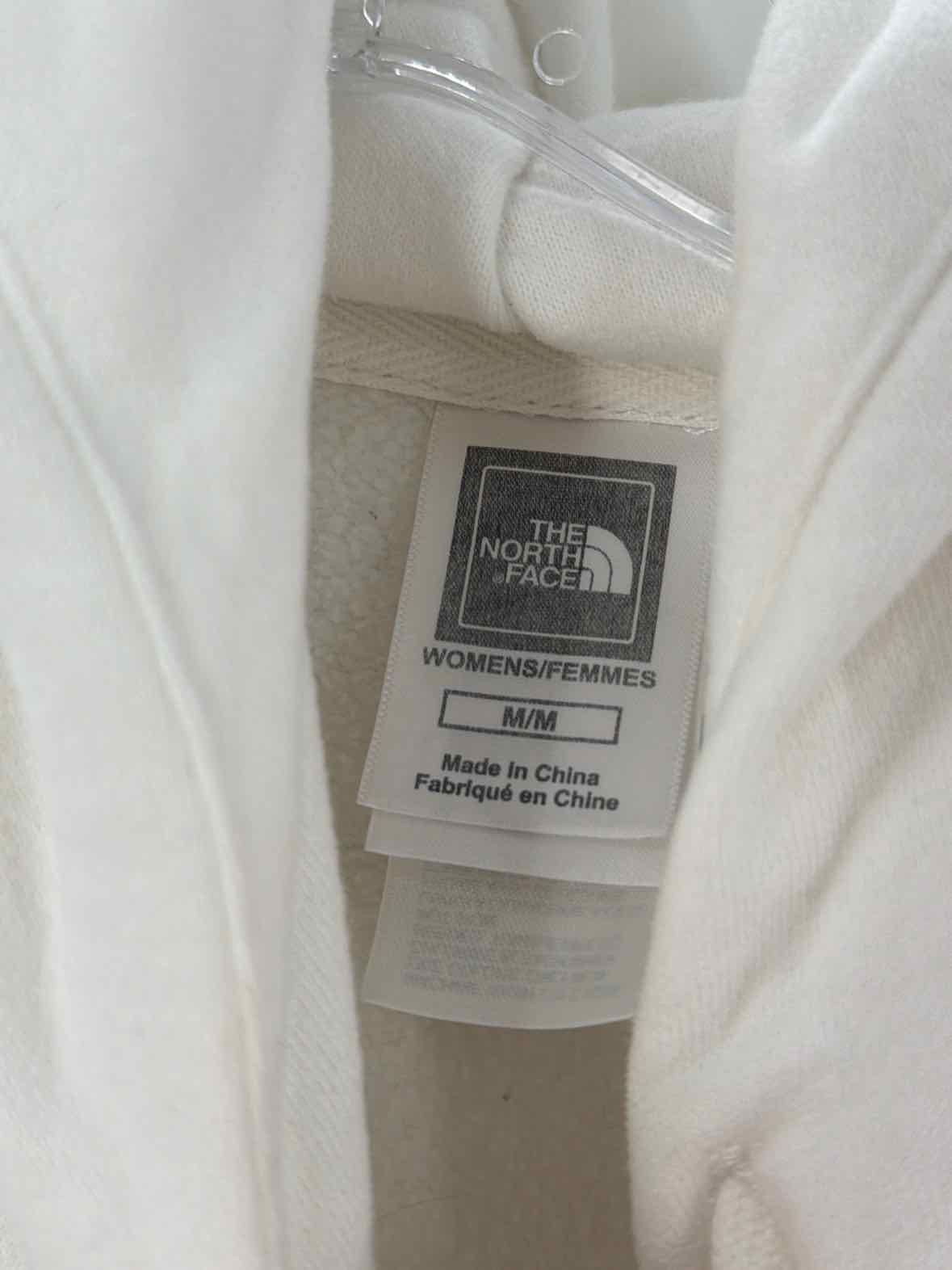 Pre-Owned The North Face White Size Medium Hoodie Sweatshirt | True Fashionistas.