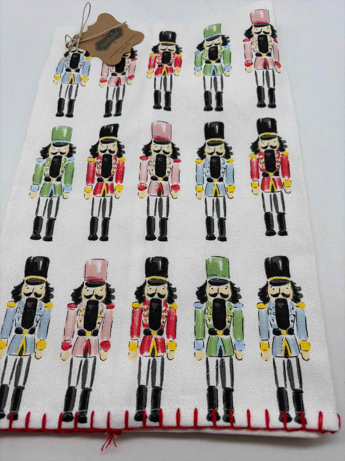 White Christmas Nutcrackers Towel | True Fashionistas.