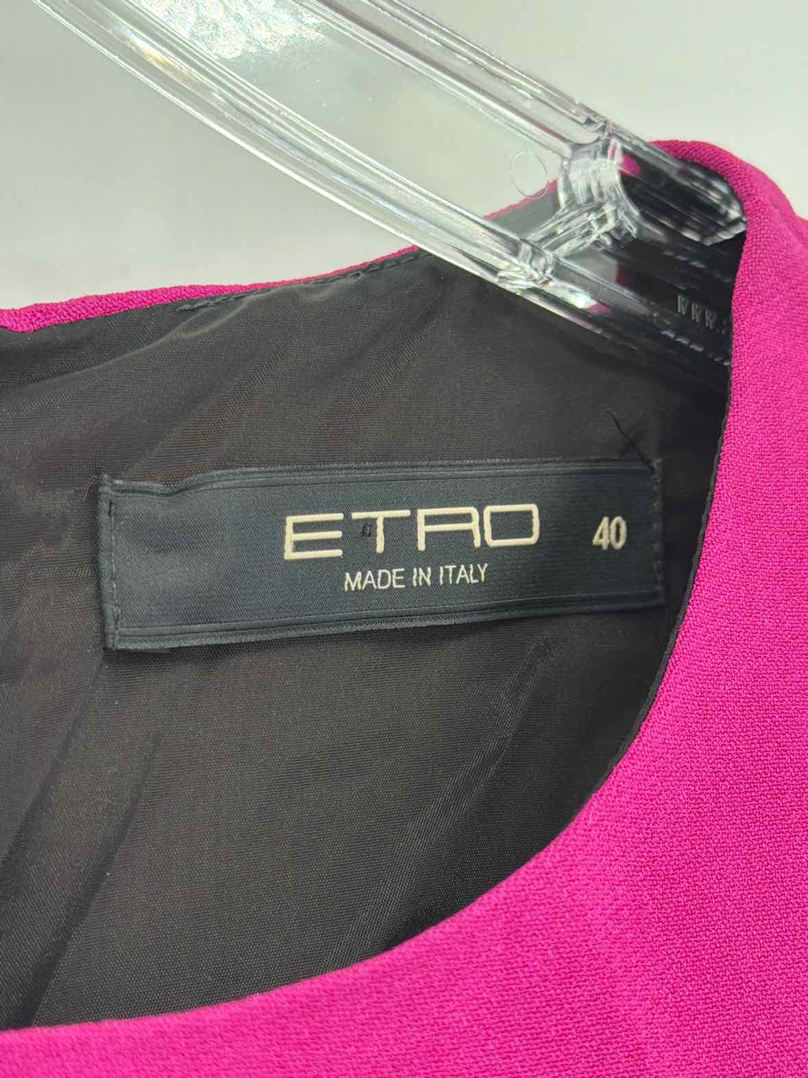 Pre-Owned Etro Purple Size 40/6 Short Sleeveless Dress | True Fashionistas.