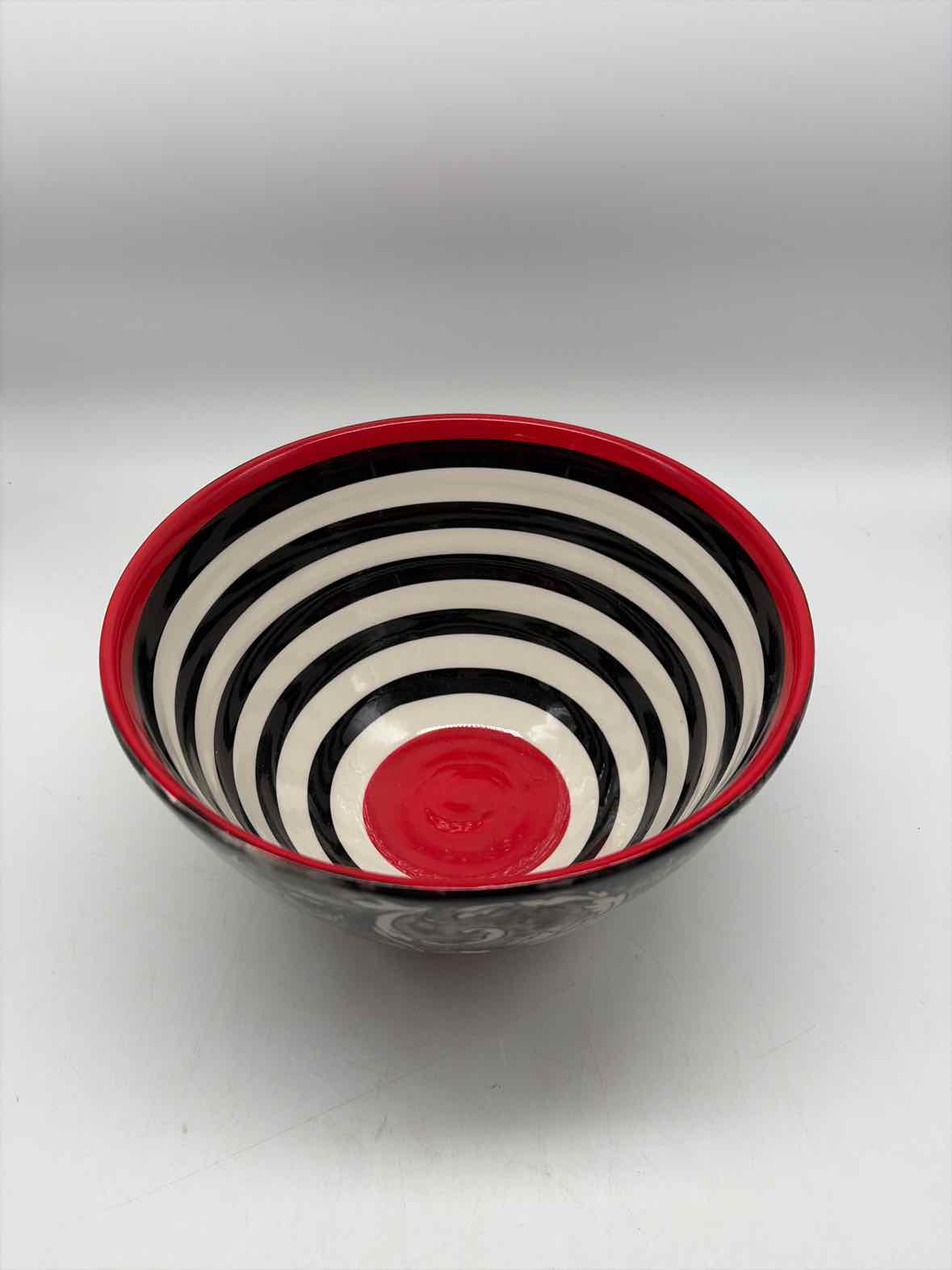 Molly Hatch Black, Red & White Bowl | True Fashionistas.