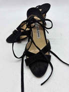 Pre-Owned Manolo Blahnik Black Size 36 Strappy Heels | True Fashionistas.