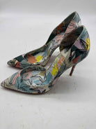 Pre-Owned Christian Louboutin Blue Size 38 D'orsay Heels | True Fashionistas.
