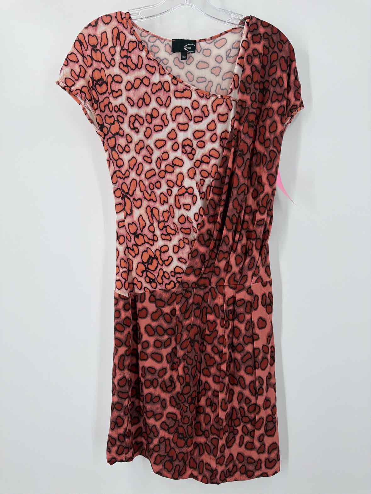 Pre-Owned Just Cavalli Pink Size 42 Short Sleeveless Dress | True Fashionistas.