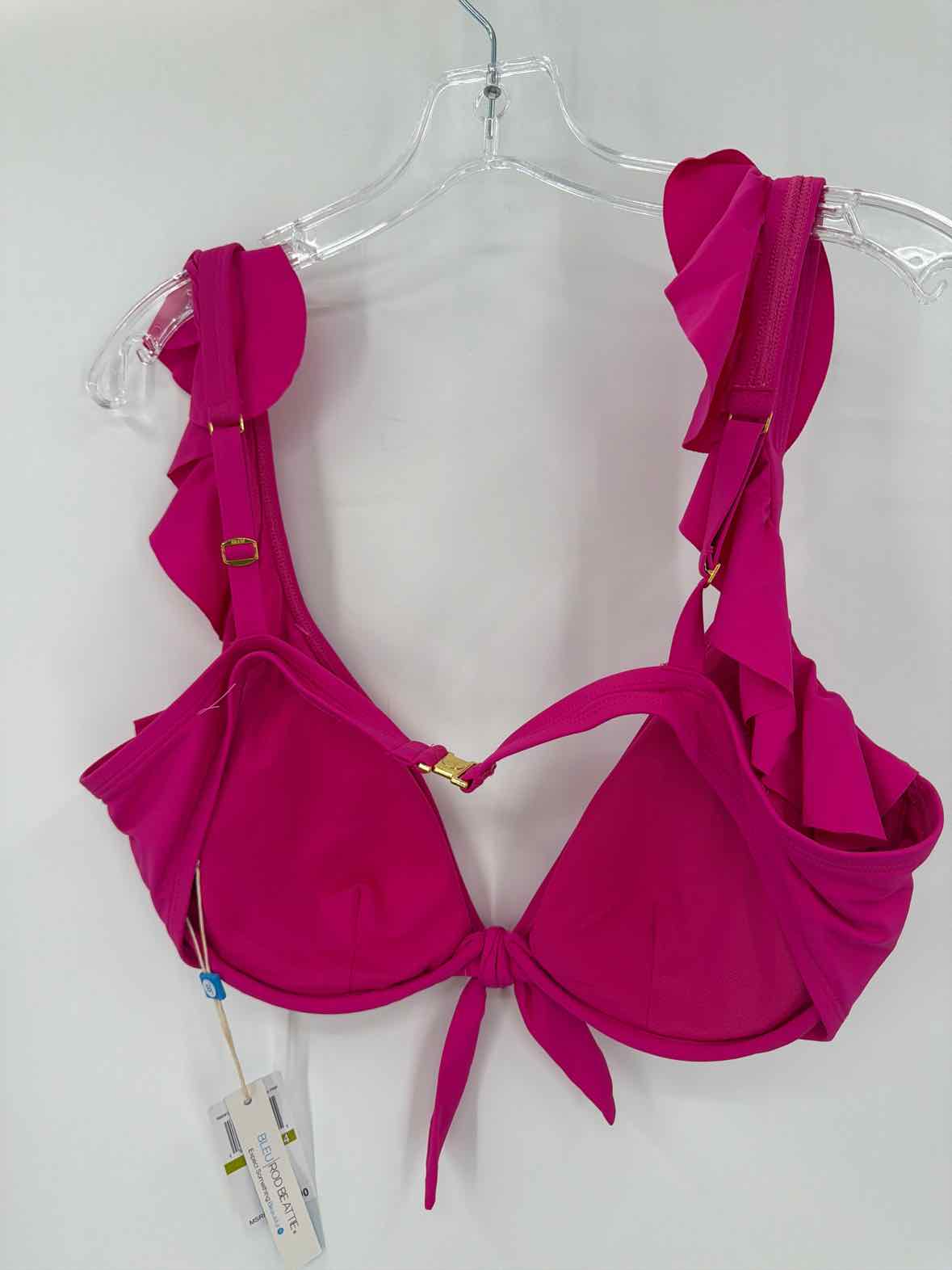 Pre-Owned Bleu Rod Beattie Pink Size 14 Bikini Top | True Fashionistas.