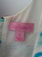 Pre-Owned Lilly Pulitzer White Size 0 Short Sleeveless Dress | True Fashionistas.
