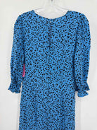 Pre-Owned Nobody's Child Blue Size 8 Long Long Sleeve Dress | True Fashionistas.