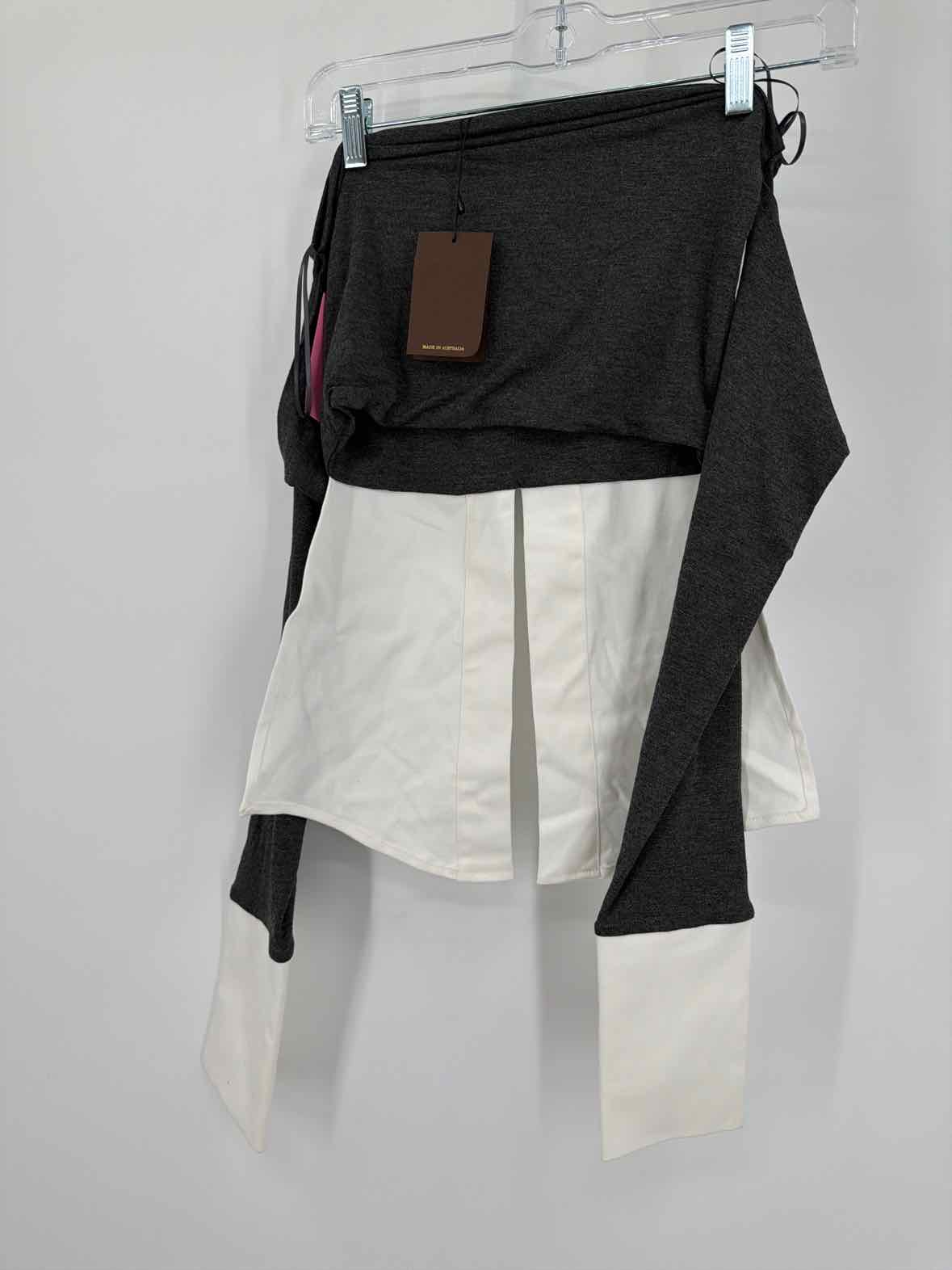 Pre-Owned Aaizel Grey Size 8 Blouse | True Fashionistas.