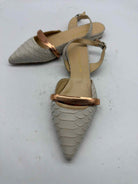 Pre-Owned Eugenia Kim Ivory Size 39 Slingback Sandals | True Fashionistas.