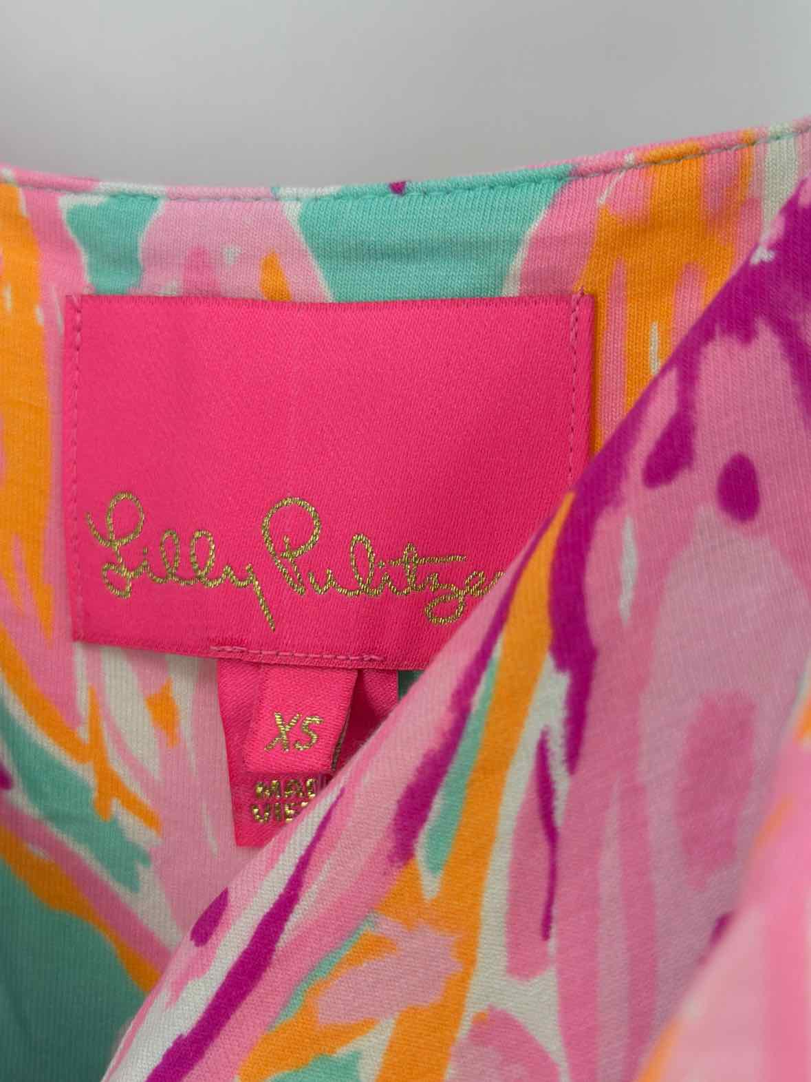 Pre-Owned Lilly Pulitzer Pink Size XS Short Sleeveless Dress | True Fashionistas.
