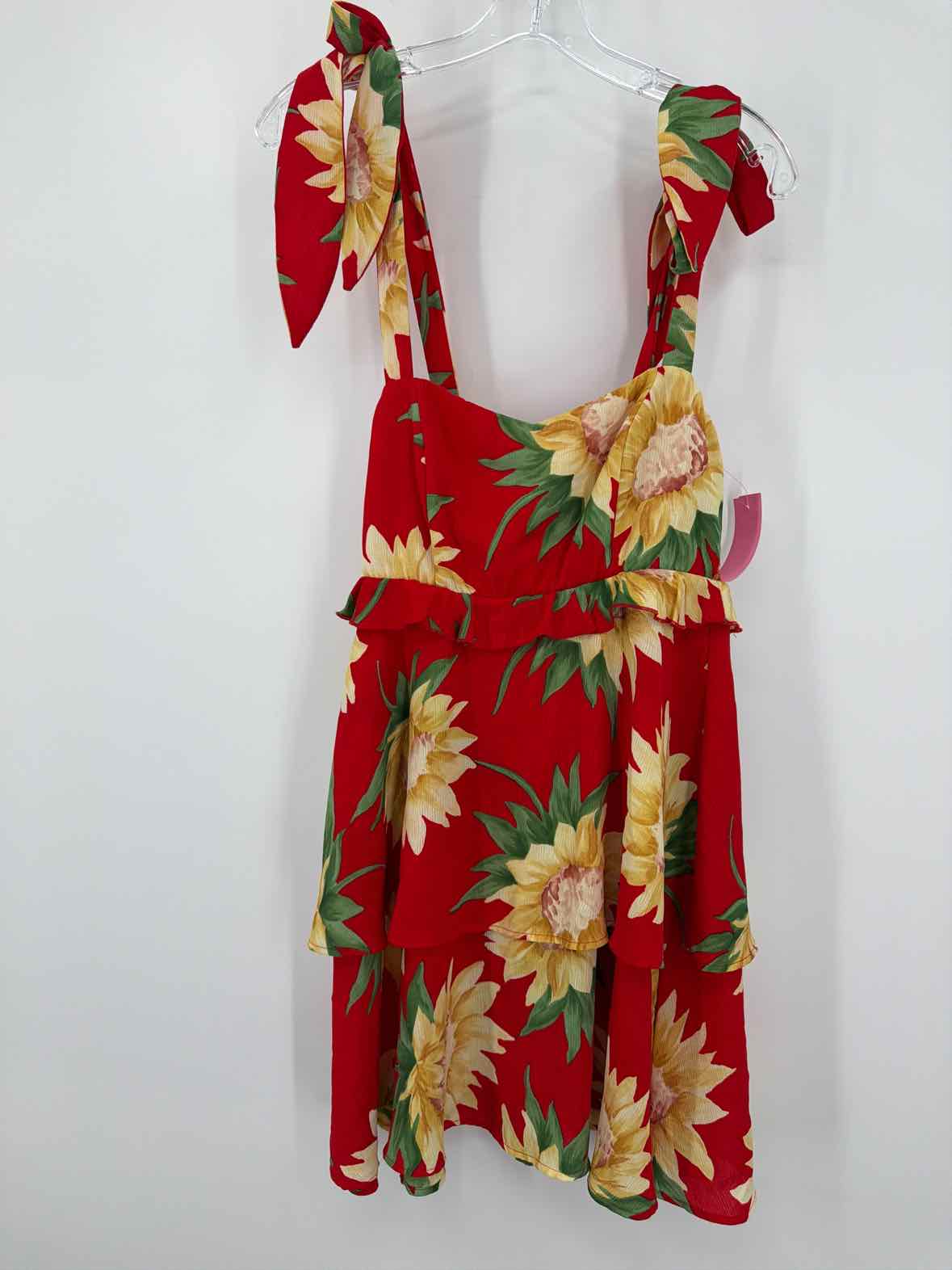Pre-Owned Show Me Your Mumu Red Size Medium Short Sleeveless Dress | True Fashionistas.